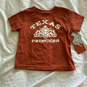 University Texas Longhorns Princess Toddler Girl College Football GraphicTee 3T